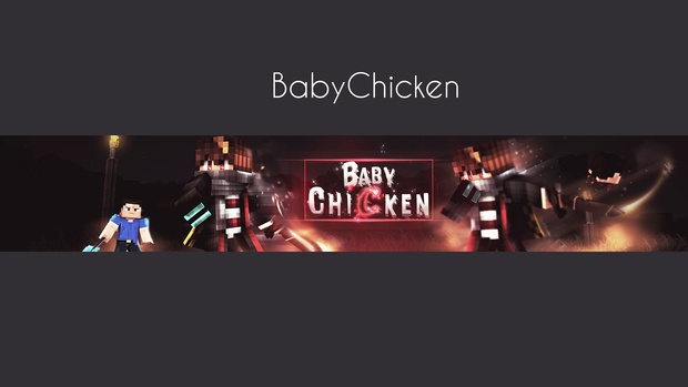 Minecraft Youtube Banner/Channel Art