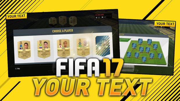 FIFA 17 - FULLY EDITABLE THUMBNAIL TEMPLATE