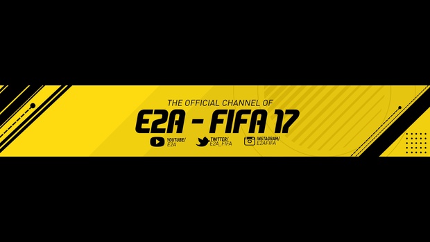 FIFA 17 FULLY EDITABLE YOUTUBE BANNER TEMPLATE