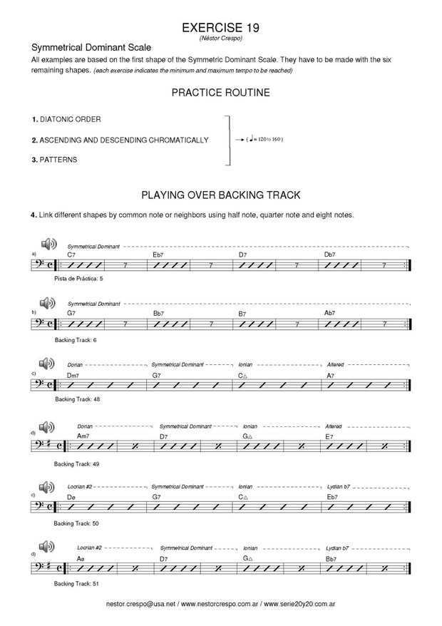 BASS / Scales & Arpeggios