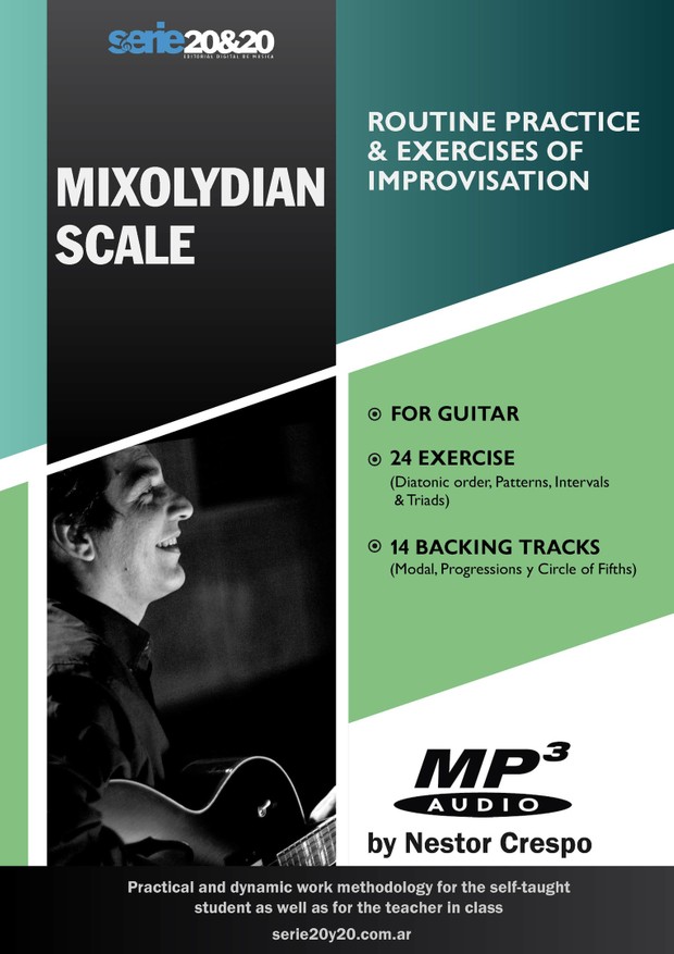 GUITAR / Mixolydian Scale (Practice Routine & Improvisation)