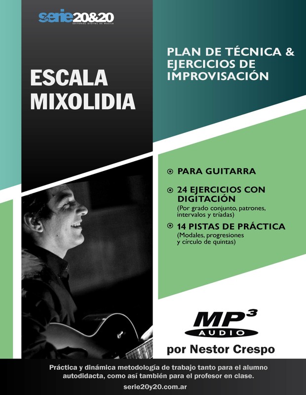 GUITARRA / Escala Mixolidia (Plan de técnica-improvisación)