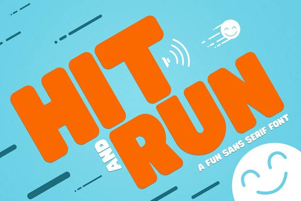 Hit and run Font