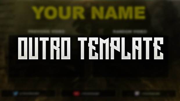 Gaming Outro Template