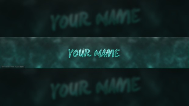 Clean Colorful YouTube Banner Template #3