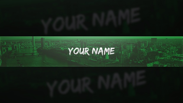 Clean Colorful YouTube Banner Template