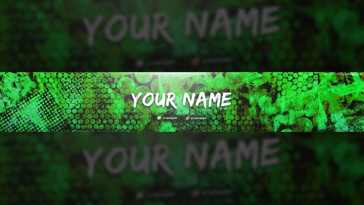 Colorful Texture Youtube Banner Template Tristan Nelson