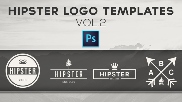 Free Hipster Logo Templates Vol.2