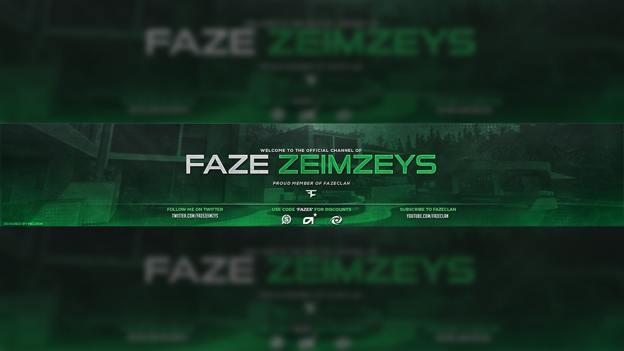 Faze Zeimzeys Youtube Banner Psd Tristan Nelson