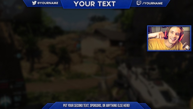 Free Video/Stream Overlay Template