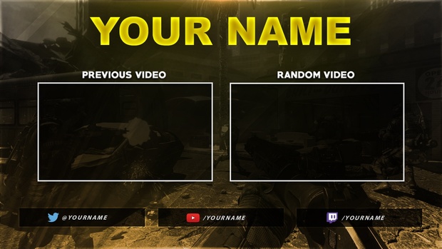 Gaming Outro Template
