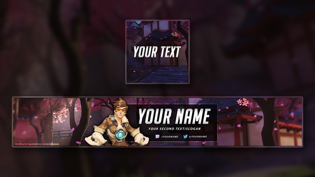 Overwatch YouTube Banner Template