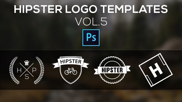 Free Hipster Logo Templates Vol.5