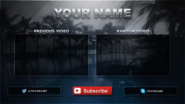 2016 Video Outro Template