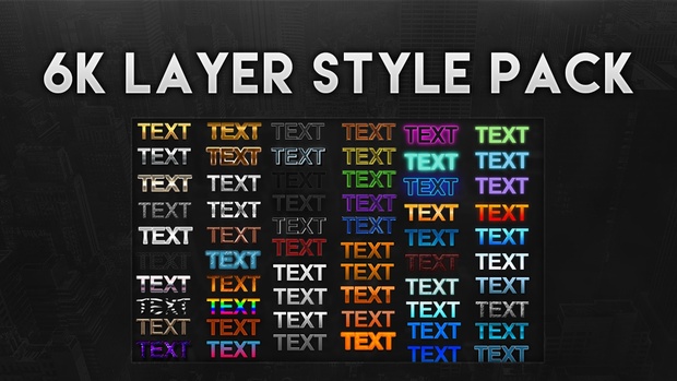 6k Layer Style Pack