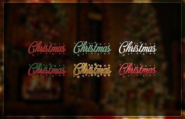Holidays Photoshop Layer Styles Pack