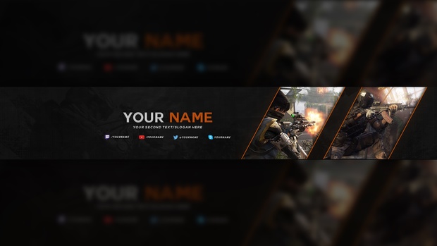 BO3 YouTube Banner Template