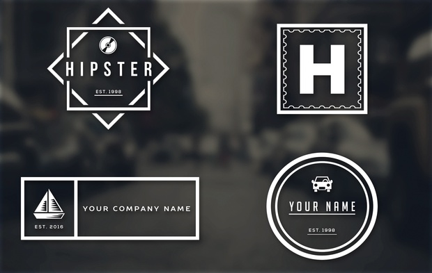 Free Hipster Logo Templates
