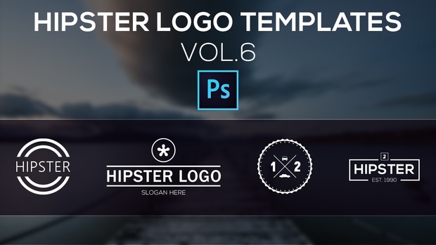 Free Hipster Logo Templates Vol.6