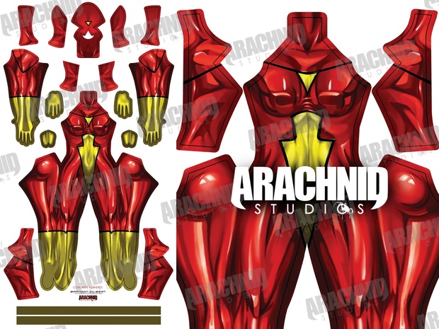 Spider-Woman Dye-sub pattern