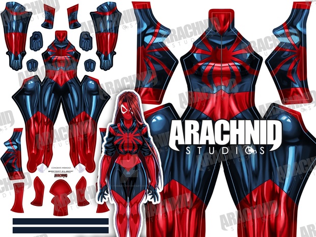 Scarlet MJ Dye-sub pattern