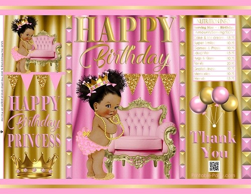printable-chip-bags-royal-princess-pinkgold-african-birthday