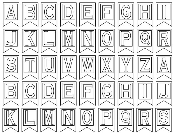 Alphabet Banner Printable Pdf Free