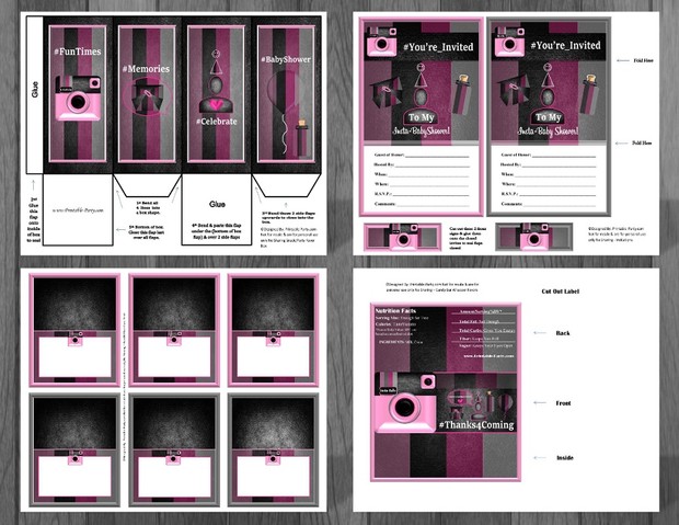 camera-baby-shower-printable-party-supplies-PINK