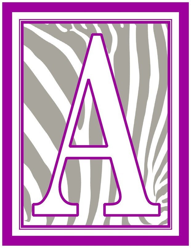 8.5x11-inch-purple-white-grey-zebra-rectangle-banner-printable-alphabet-letters-a-z