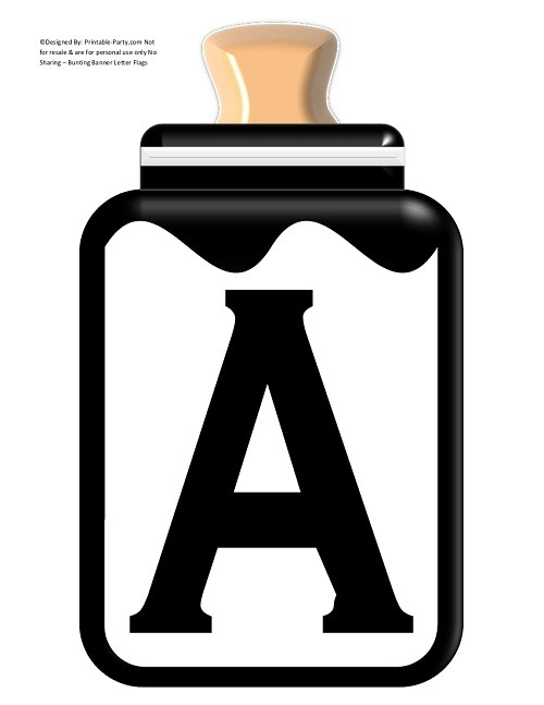LARGE-BLACK-BABY-BOTTLE-BANNER-LETTERS
