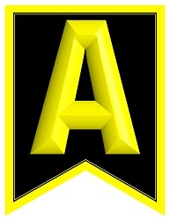 swallowtail printable alphabet banner letters glow bla