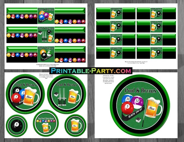 Pool-and-Brews-Billiards-themed-party-supplies
