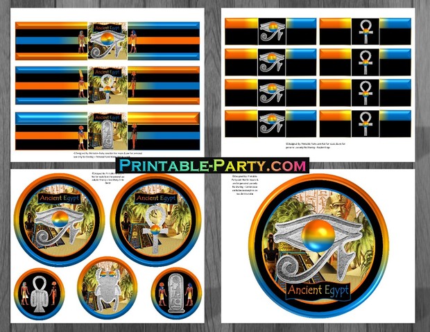 ancient-egyptian-printable-birthday-party-supplies-