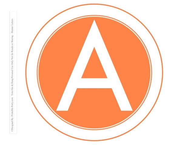 8-INCH-WHITE-ORANGE-CIRCLE-PRINTABLE-BANNER-LETTERS-A-Z-0-9