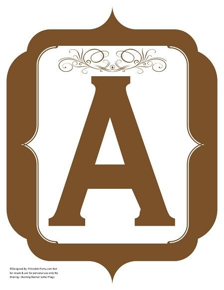 fancy-brown-printable-banners-letters-numbers
