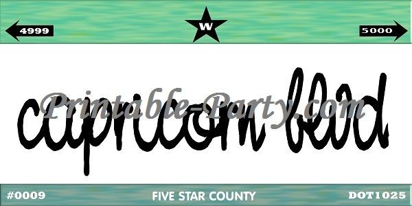 printable-capricorn-zodiac-sign-image-decoration-green-water