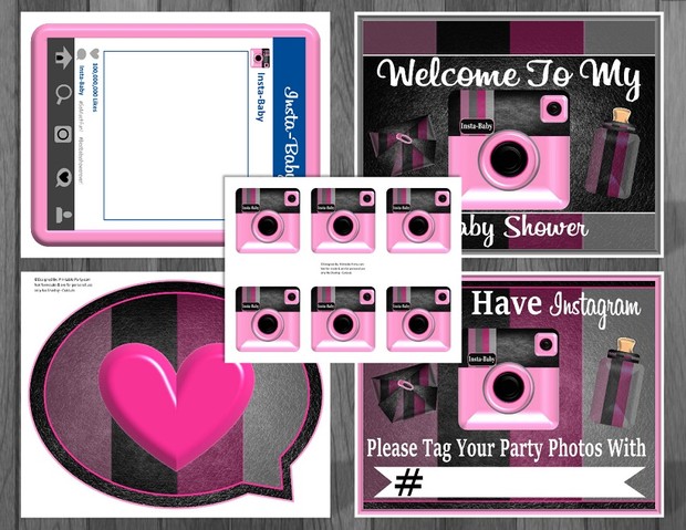 camera-baby-shower-printable-party-supplies-PINK