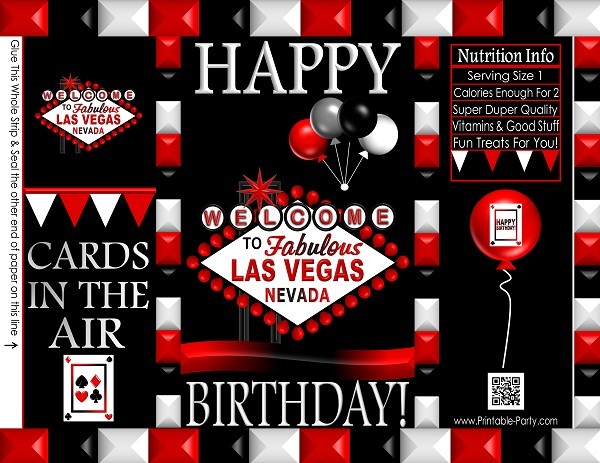 cookie-treat-favor-bags-potato-chip-LAS-VEGAS-CASINO-RED-BLACK