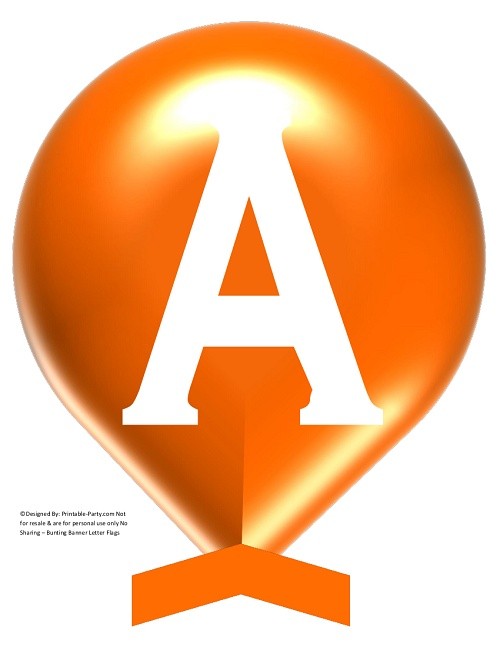 LARGE-ORANGE-WHITE-BALLOON-PRINTABLE-BANNER-LETTERS-A-Z-0-9