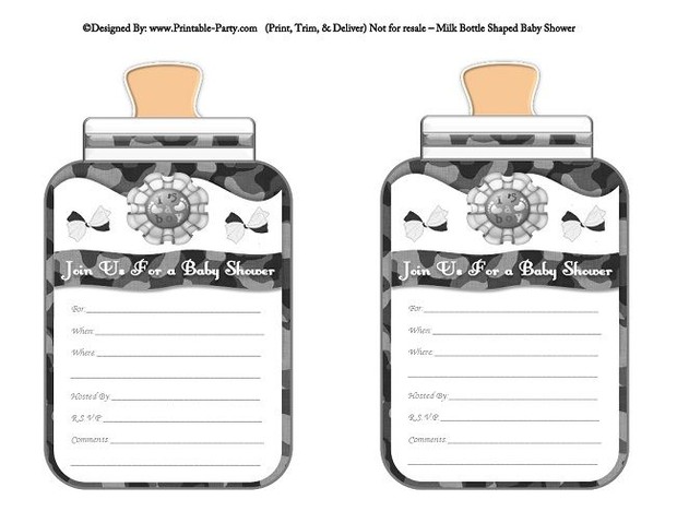 printable-grey-camouflage-babies-bottle-shaped-baby-shower-invitations