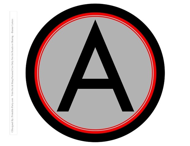8-INCH-BLACK-GREY-RED-CIRCLE-PRINTABLE-BANNER-LETTERS-A-Z-0-9