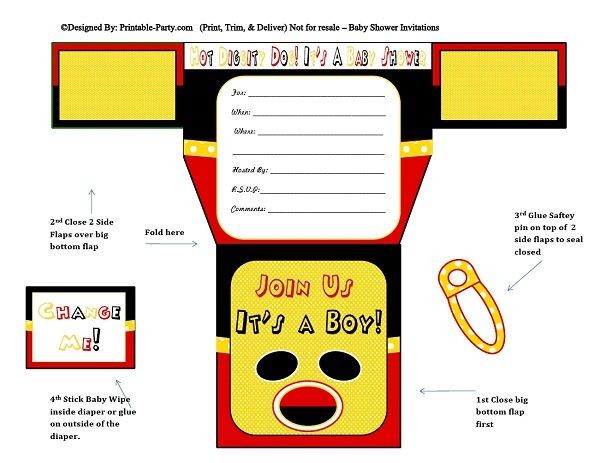 red-black-yellow-mouse-diaper-boy-baby-shower-invitation