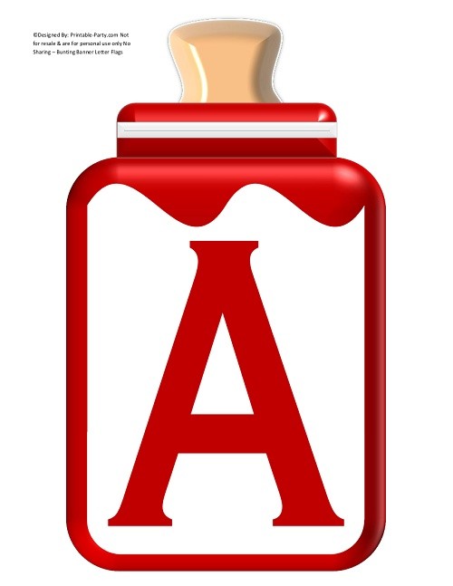 LARGE-CANDY-APPLE-RED-BABY-BOTTLE-BANNER-LETTERS