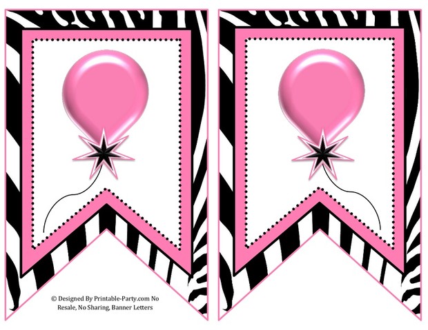 5-inch-swallowtail-light-pink-black-zebra-printable-banner-letters-a-z-0-9
