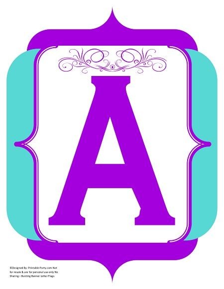 fancy-purple-teal-printable-banners-letters-numbers-printable-party