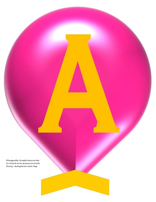 LARGE-PINK-YELLOW-BALLOON-PRINTABLE-BANNER-LETTERS-A-Z-0-9