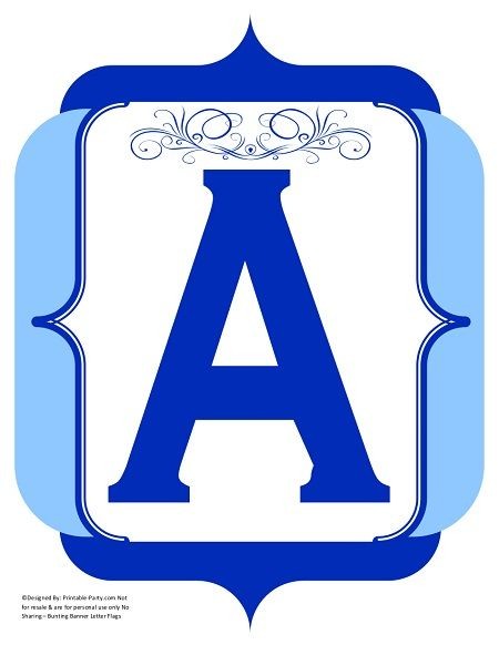 fancy-dark-blue-light-blue-printable-banners-letters-numbers