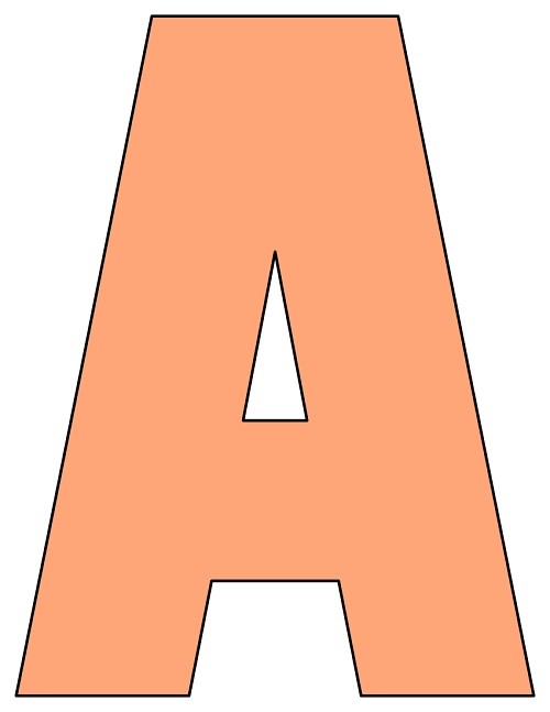 8x105 inch peach printable letters a z 0 9 printable partycom