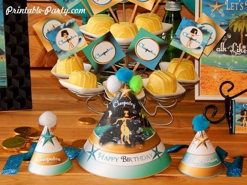 cleopatra-queen-nile-theme-party-printables-birthday-hats