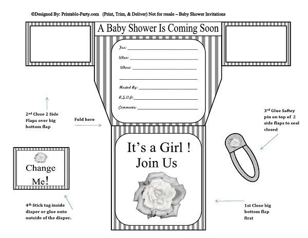 grey-white-stripes-flower-diaper-girl-printable-baby-shower-invitation